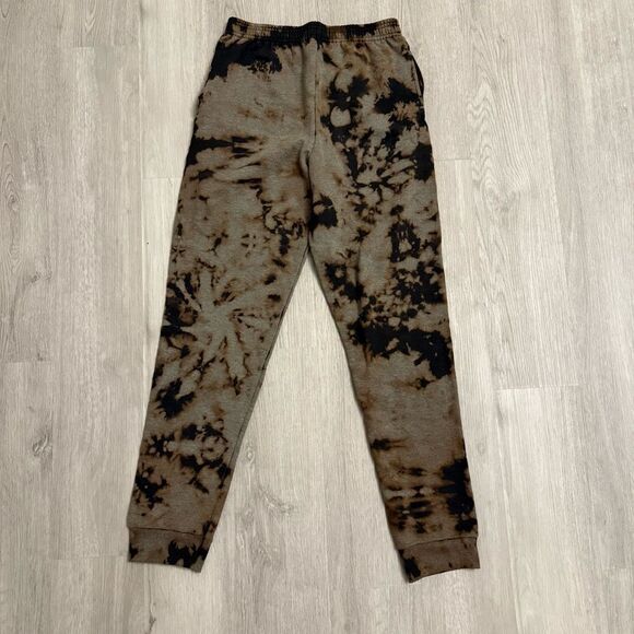 Hanes FreshIQ Hand-Dyed Reverse Tie-Dye Sweatpants Size XL 14/16 - Picture 2 of 6